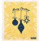 RETROKITCHEN 100% Compostable Sponge Cloth Christmas Baubles 1