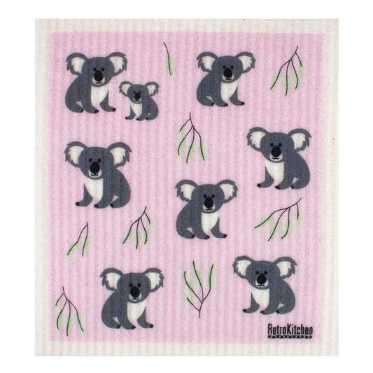 RETROKITCHEN 100% Biodegradable Dishcloth Koalas 1