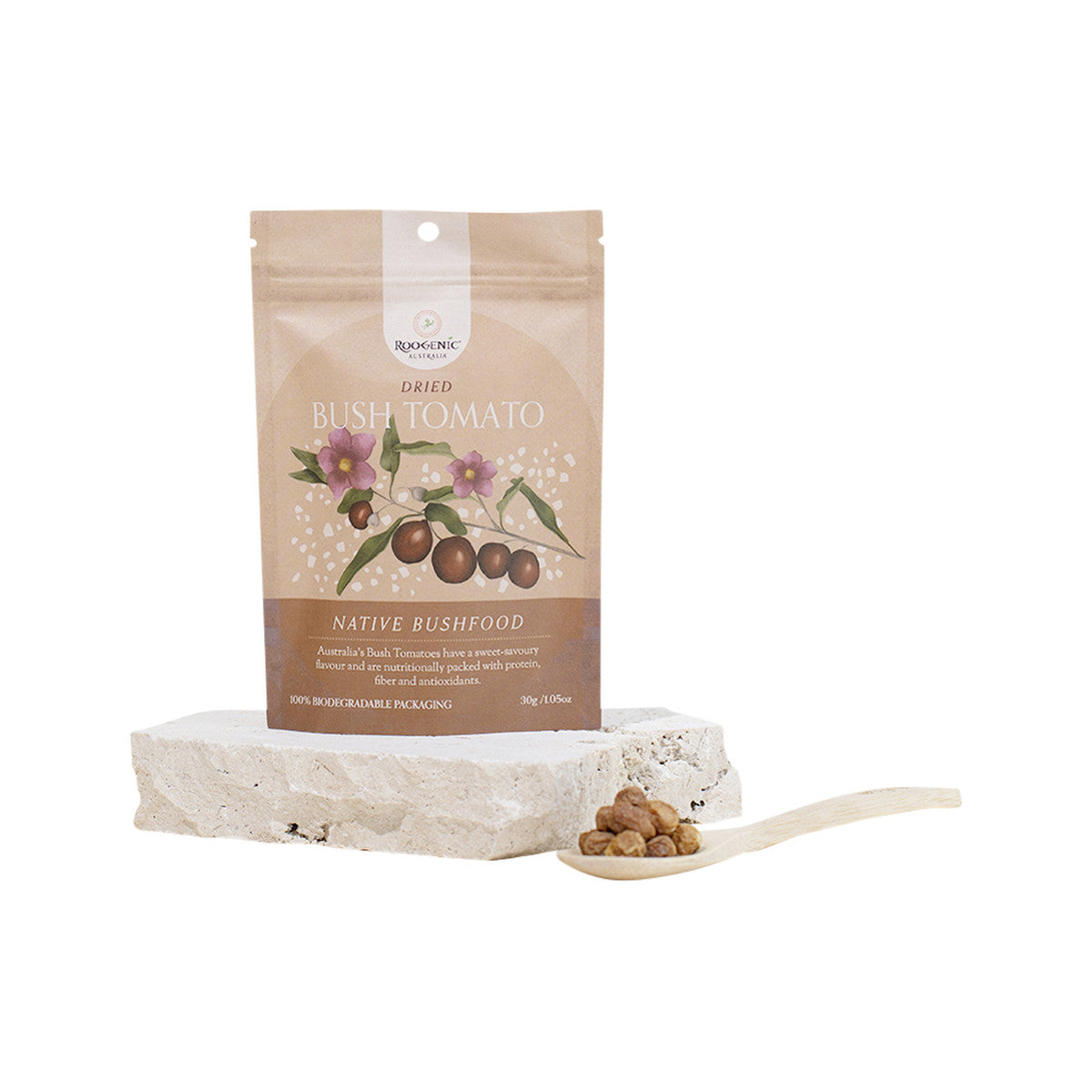 Roogenic Australia Native Bushfood Bush Dried Tomato 30g
