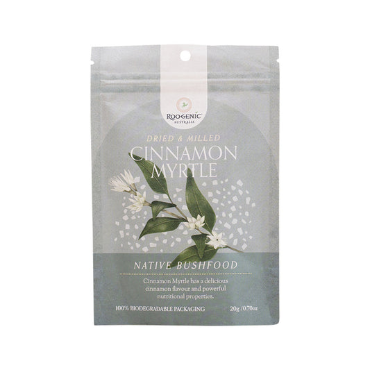 Roogenic Australia Native Bushfood Dried & Milled Cinnamon Myrtle 20g