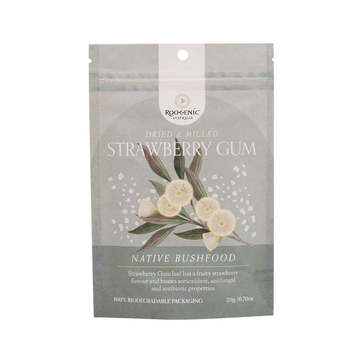 Roogenic Australia Native Bushfood Dried & Milled Strawberry Gum 20g