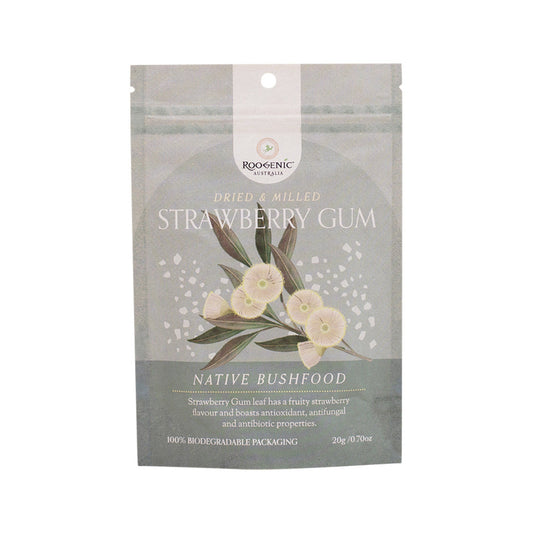 Roogenic Australia Native Bushfood Dried & Milled Strawberry Gum 20g