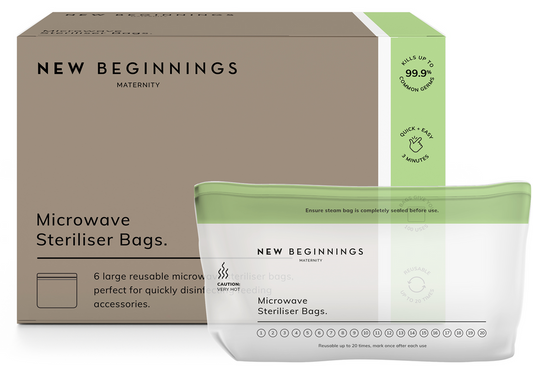 New Beginnings Microwave Steriliser Bags 6 Pack