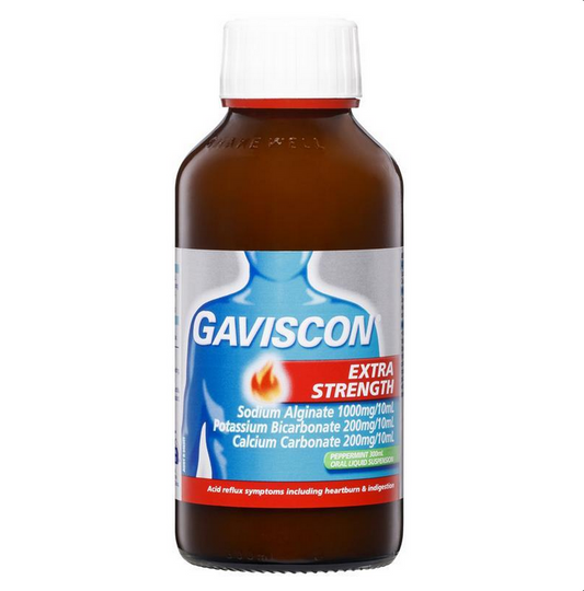 Gaviscon Extra Strength Heartburn And Indigestion Relief Peppermint Flavour 300mL