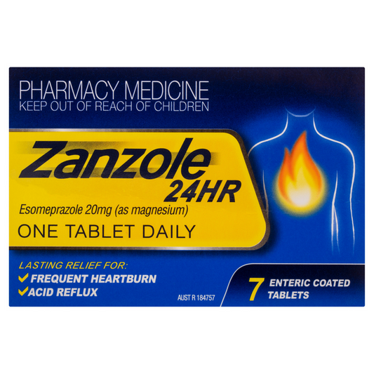 Zanzole 24HR 20Mg 7 Tablets (Limit ONE per Order)