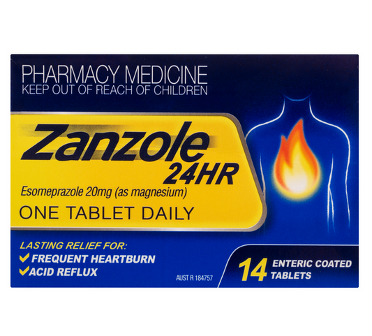 Zanzole 24HR 20Mg 14 Tablets (Limit ONE per Order)