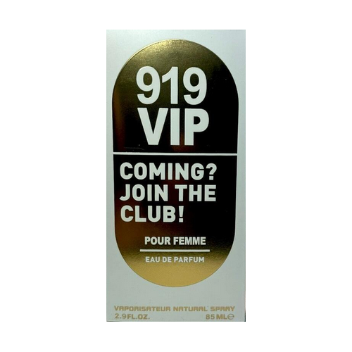 919 VIP Pour Femme Eau De Parfum 85mL