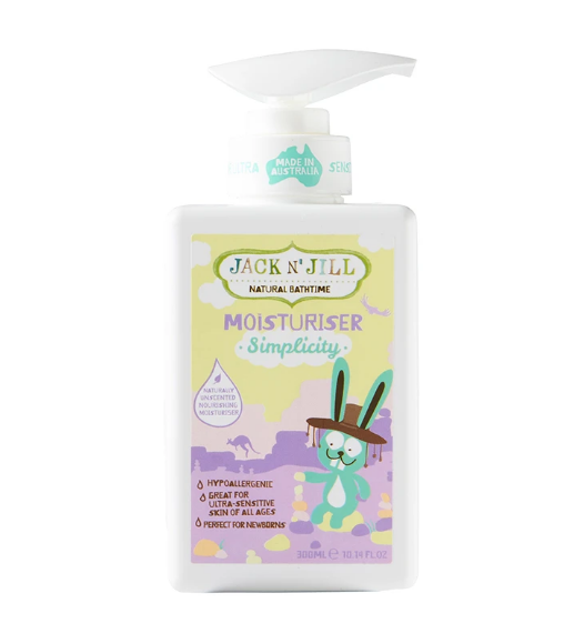 Jack N' Jill Simplicity Moisturiser Natural Bath Time 300mL