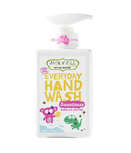 Jack N' Jill Sweetness Hand Wash Natural Bath Time 300mL