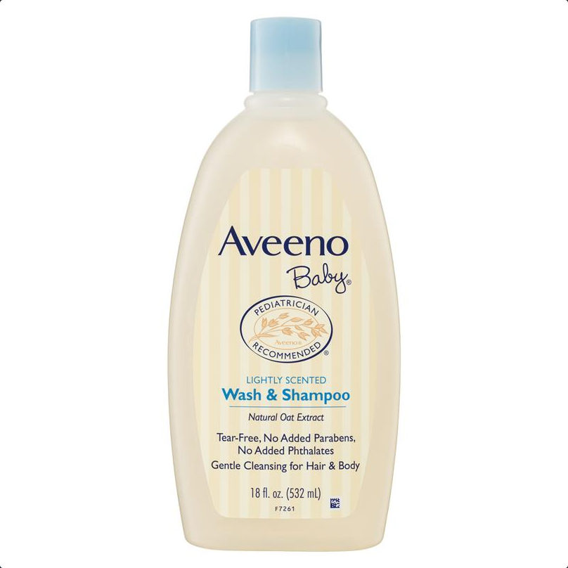 Aveeno Baby Daily Moisture Lightly Scented Wash & Shampoo 532mL
