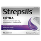 Strepsils Extra Blackcurrant Fast Numbing Sore Throat Pain Relief with Anaesthetic Lozenges 16 pack