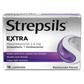 Strepsils Extra Blackcurrant Fast Numbing Sore Throat Pain Relief with Anaesthetic Lozenges 16 pack