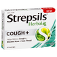 Strepsils Herbal Cough + Lozenges Fresh Menthol 16 Pack
