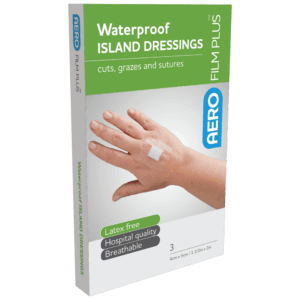 AEROFILM PLUS Waterproof Island Dressing 4 x 5cm 3 Packs