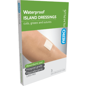 AEROFILM PLUS Waterproof Island Dressing 9 x 10cm 3 Packs