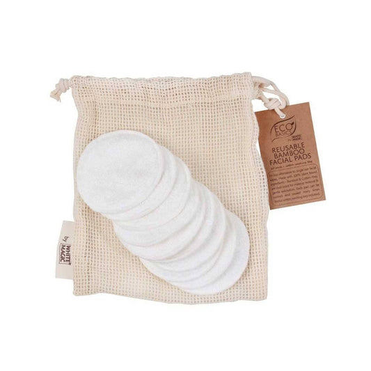 White Magic Eco Basics Bamboo Facial Pads 10Pk