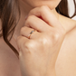 9Kt Gold Solitaire Ring with Diamond Light Point