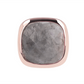 Chevalier Ring with Faceted Square Stone