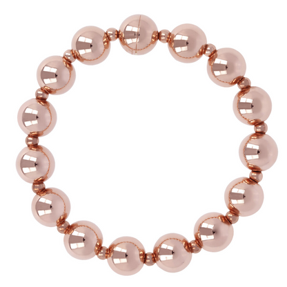 Bracelet with Golden Rosé nuggets