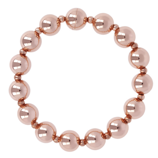 Bracelet with Golden Rosé nuggets