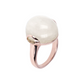 Cocktail Ring with Round Natural Stone
