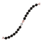 Bracelet with Spheres in Natural Stone and Pavé Element in Cubic Zirconia