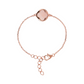 Bracelet with Four Leaf Clover Pendant in Natural Stone