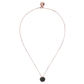 Cubetti Chain Necklace with Round Pavé Pendant