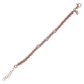 Bracelet with Rondelle Alternating with Pavé Elements in Cubic Zirconia