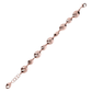 Bracelet with Aleternate Rosé Golden Nuggets