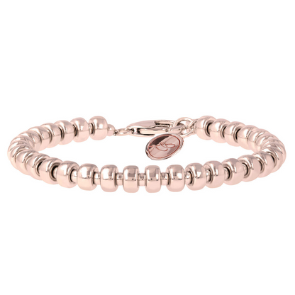 Bracelet with Rondelle in Golden Rosé