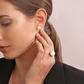 Cocktail Ring with White Freshwater Cultured Pearl and Cubic Zirconia