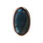 Chevalier Ring with Oval Natural Stone