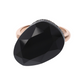 Drop Cocktail Ring with Natural Stone and Cubic Zirconia