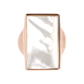 Chevalier Ring with Rectangular Natural Stone