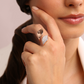 Contrarié Ring with Double Leaf