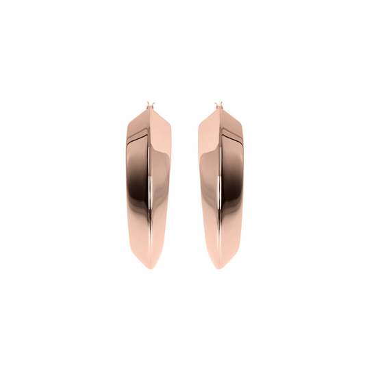 Asymmetrical Hoop Earrings
