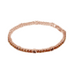 Bicolor Tennis Bracelet with Cubic Zirconia