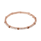 Bicolor Tennis Bracelet with Cubic Zirconia