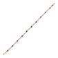 Bicolor Tennis Bracelet with Cubic Zirconia