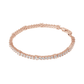 Bicolor Tennis Bracelet with Cubic Zirconia