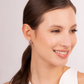 Four Graduated Hearts Earrings in Cubic Zirconia
