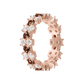 Bicolor Veretta Ring with Cubic Zirconia