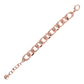 Curb Link Bracelet Alternating with Double Oval Link