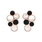 Cluster Earrings in Mother of Pearl and Natural Stones