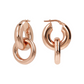 Double Ring Pendant Earrings