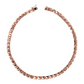 Crewneck Necklace with Pyramid Studs