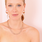 Drop Design Hoop Earrings
