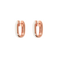 Enamelled Oval Earrings
