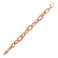 Bracelet with Enamelled Oval Links